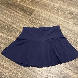 H&M navy blue circle skater skirt size M
